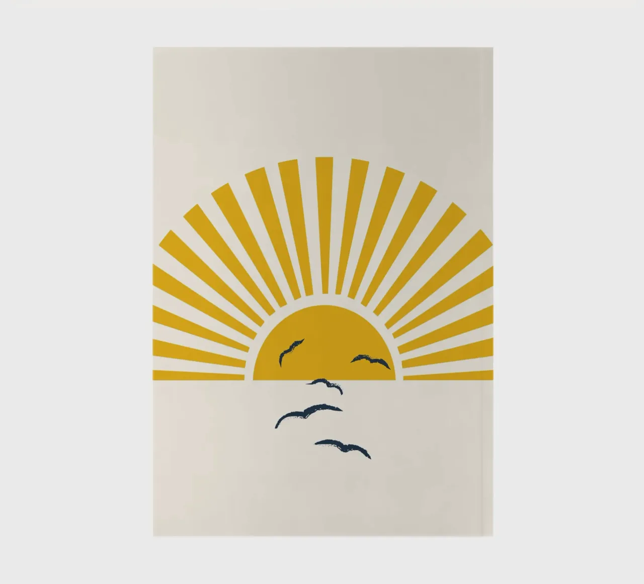 Minimalistic Summer I Notizbuch von Nadjaa