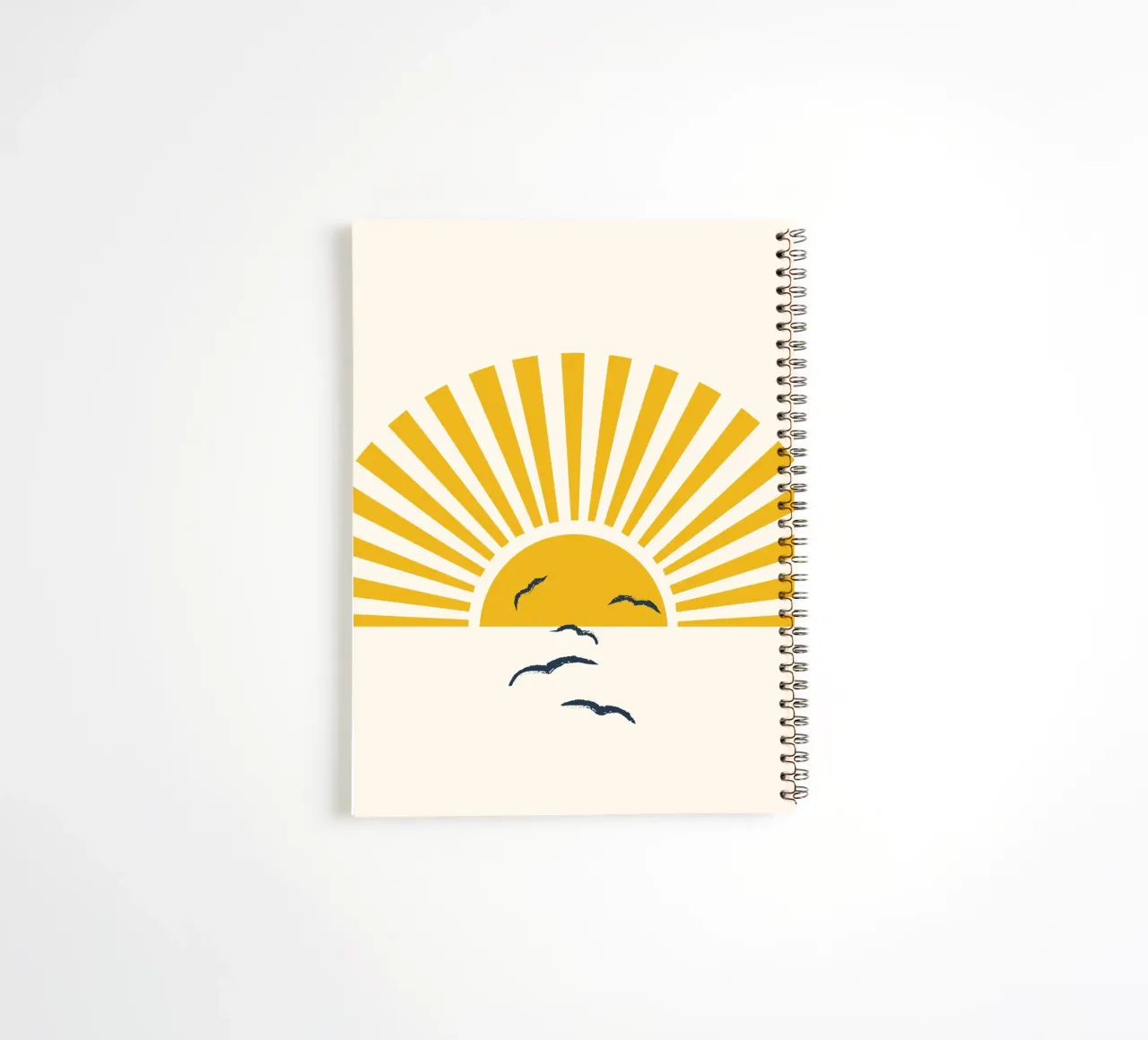 Minimalistic Summer I notitieboek met spiraal van Nadjaa