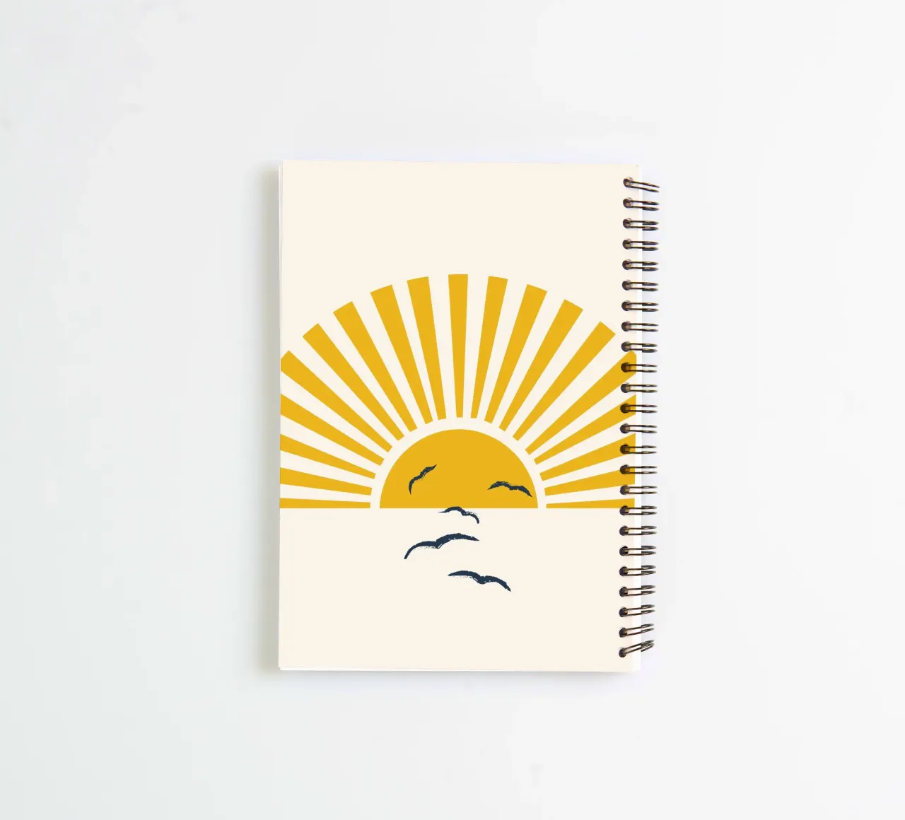 Minimalistic Summer I notitieboek met spiraal van Nadjaa