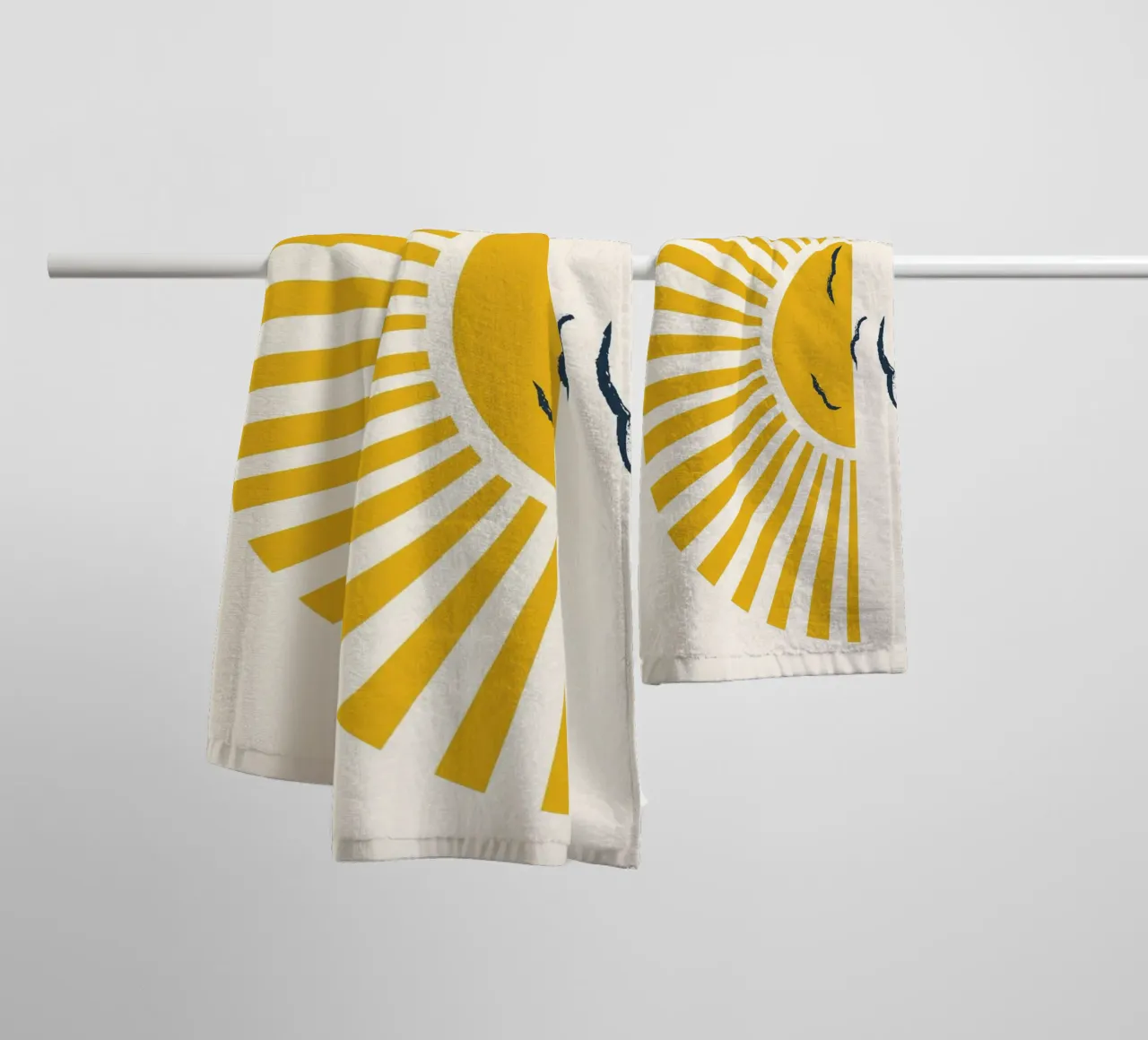 Minimalistic Summer I asciugamano da bagno da Nadjaa