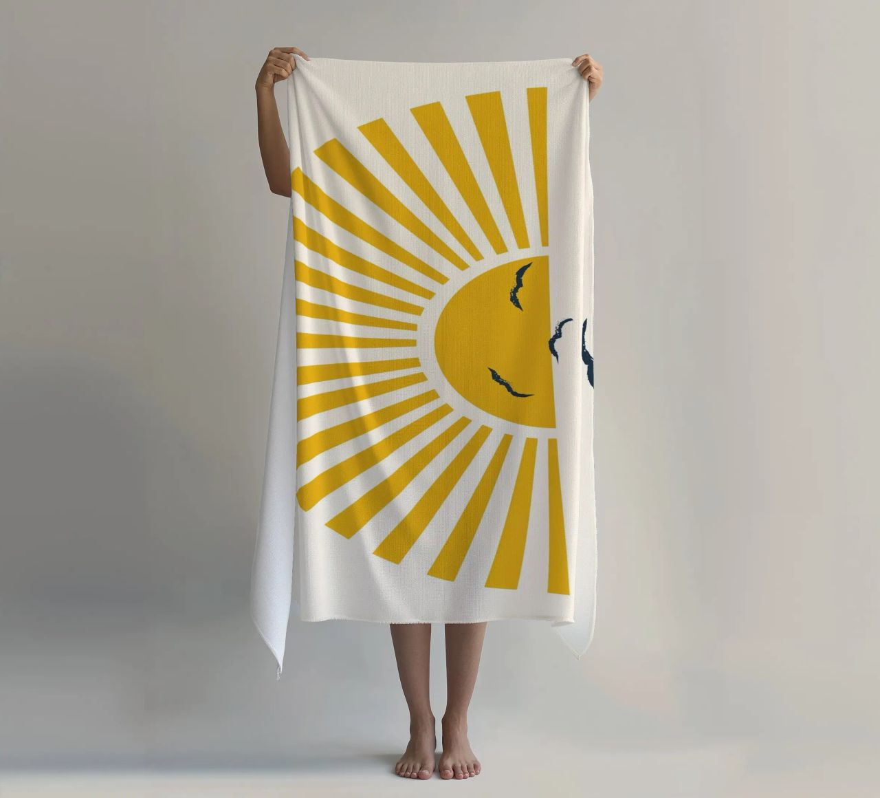 Minimalistic Summer I beach towel by Nadjaa
