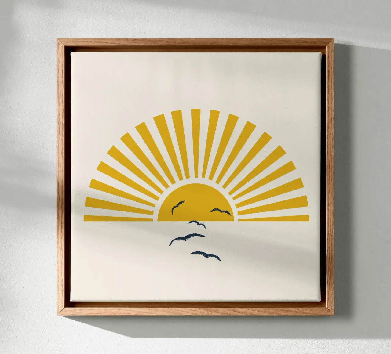 Minimalistic Summer I Leinwand von Nadjaa