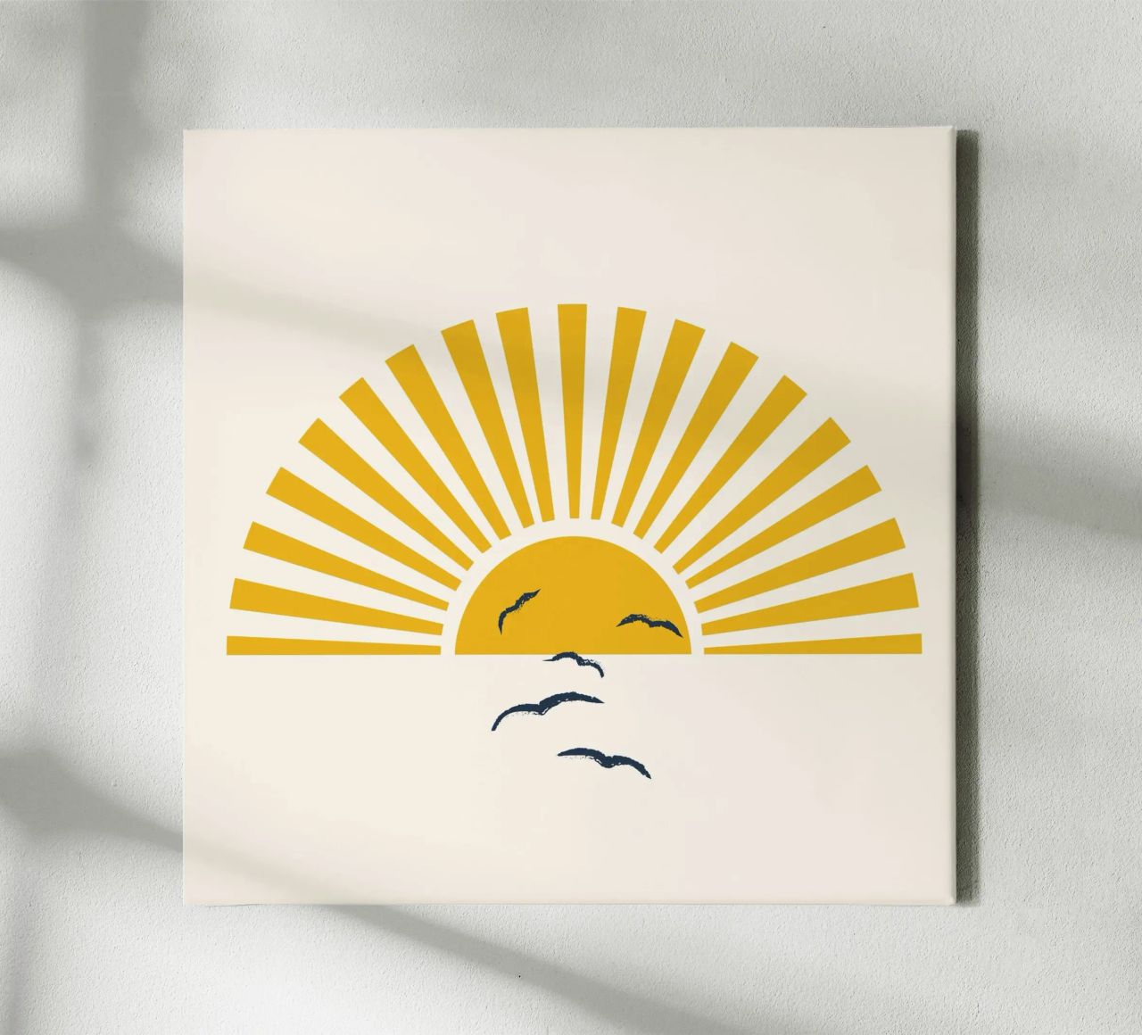 Minimalistic Summer I canvas by Nadjaa