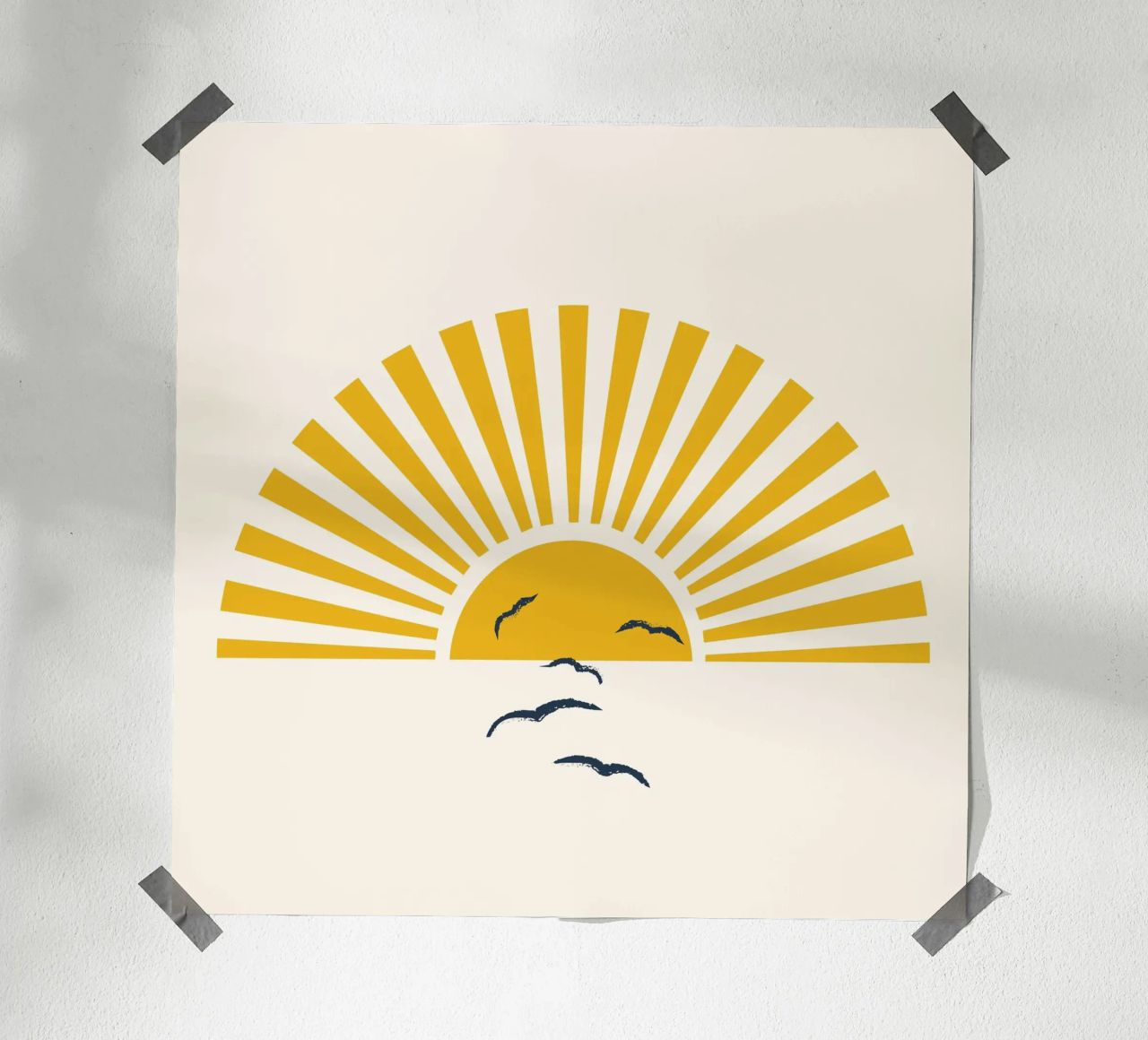 Minimalistic Summer I poster by Nadjaa