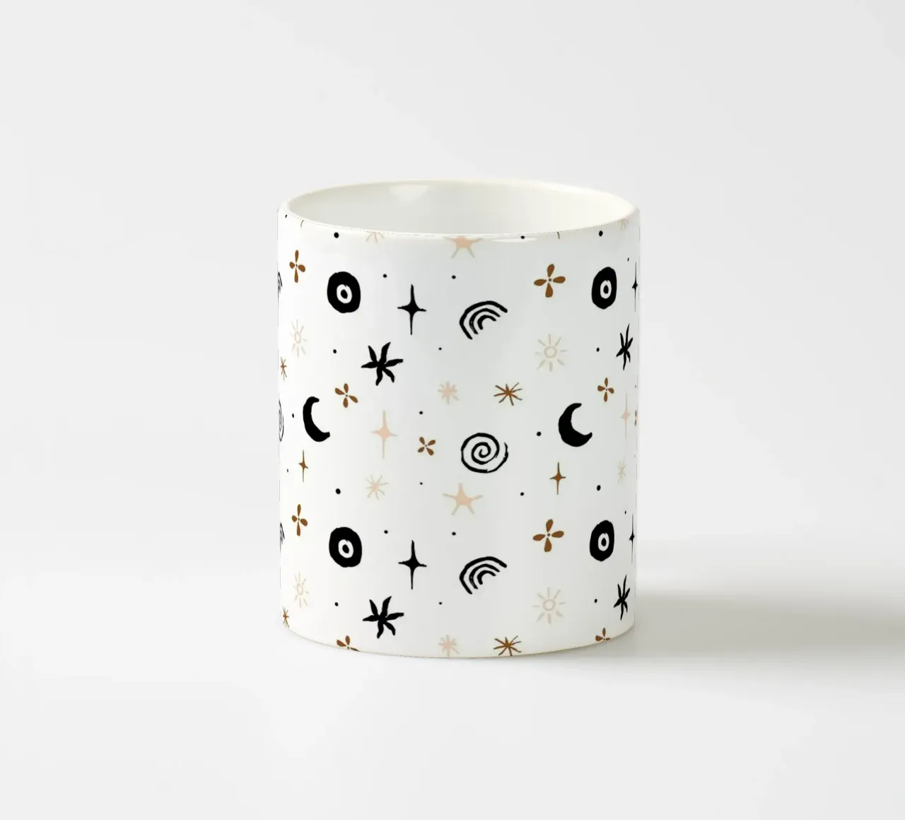 Seaside Pattern No 06 Keramik Tasse von treechild