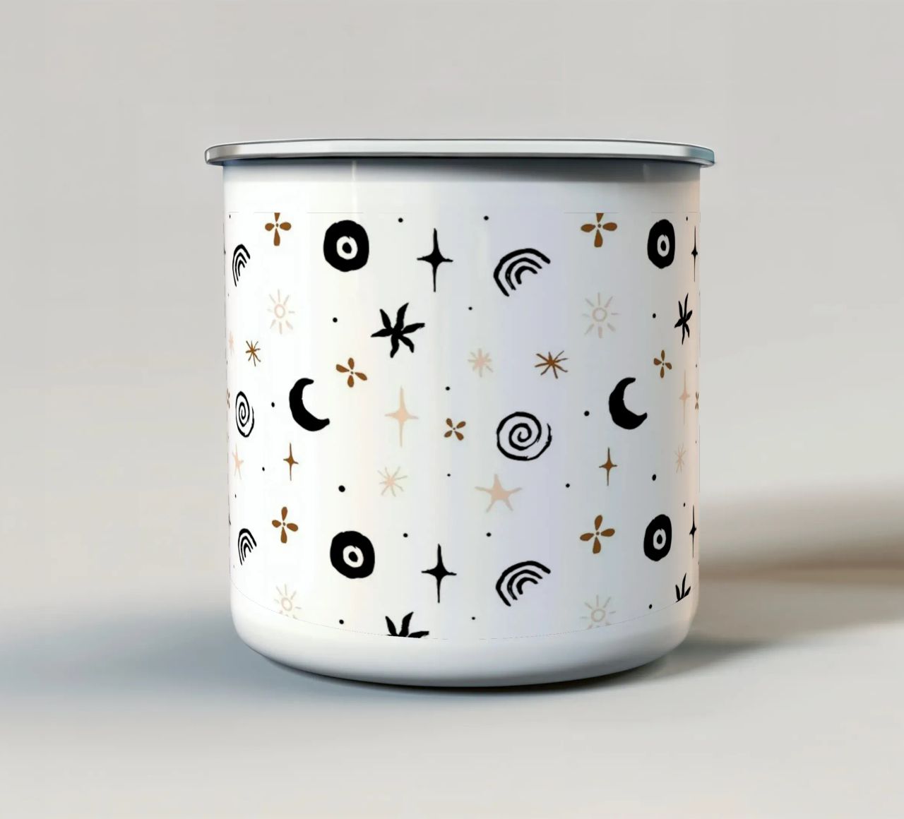 Seaside Pattern No 06 tazza in smalto da treechild