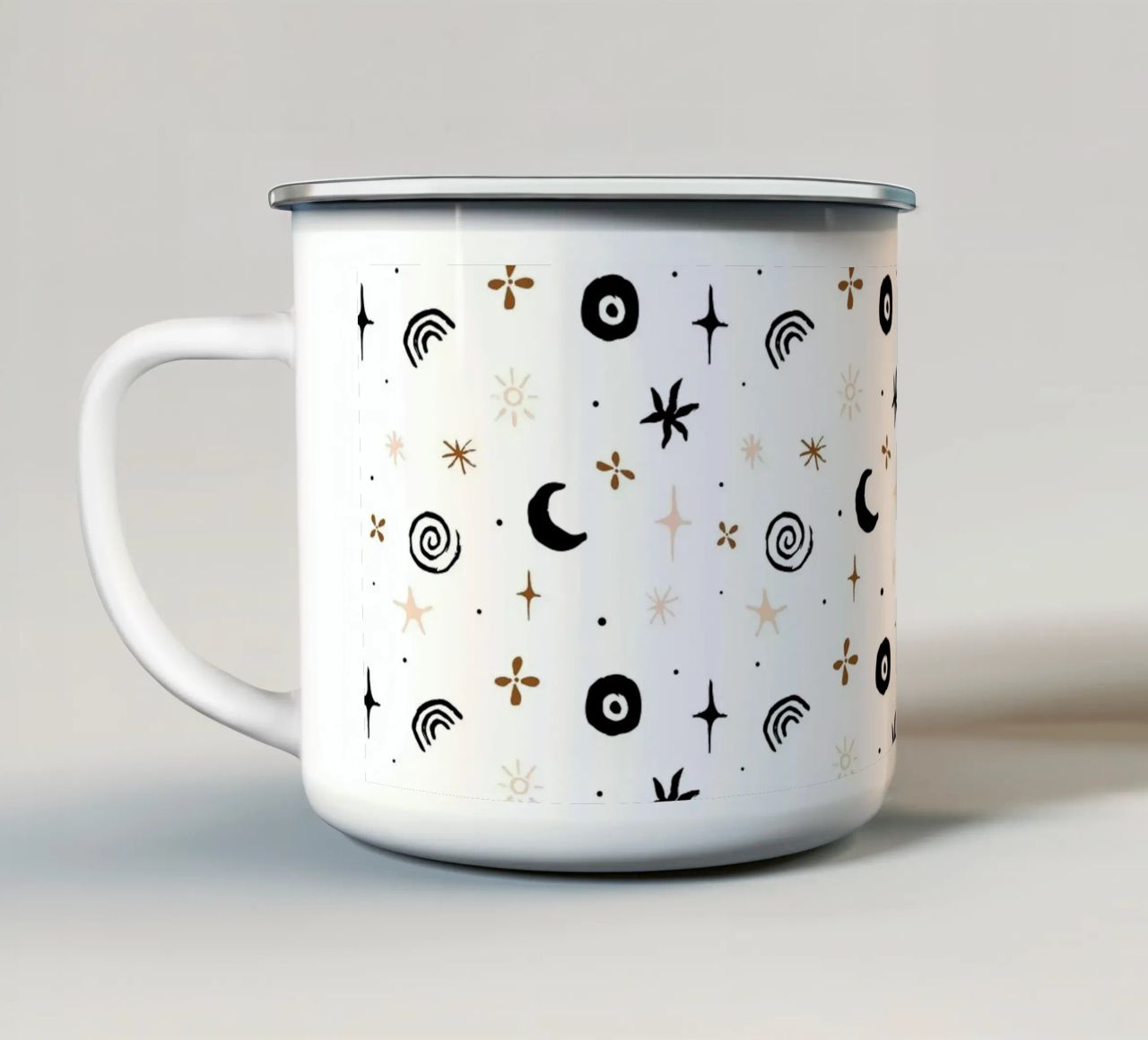Seaside Pattern No 06 tazza in smalto da treechild