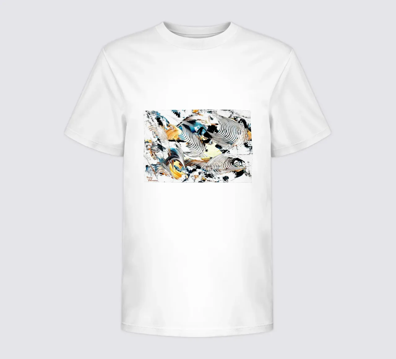 IDEAL GIFT 41 invers. kids t-shirt by Thierry Vobmann Abstract painting