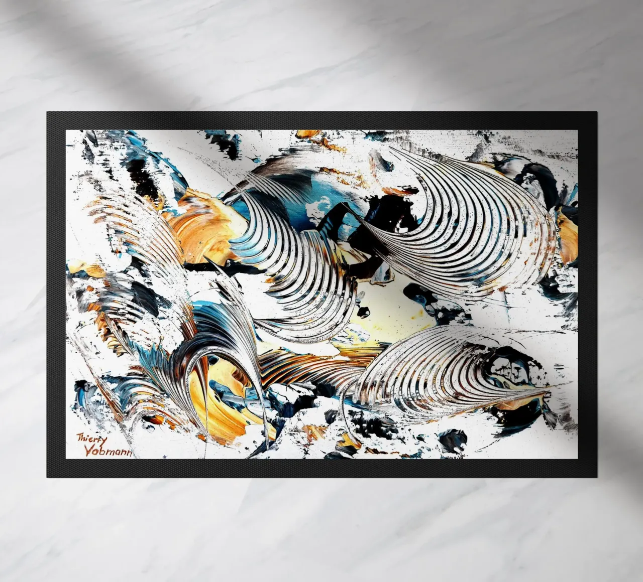 IDEAL GIFT 41 invers. zerbino da Thierry Vobmann Abstract painting