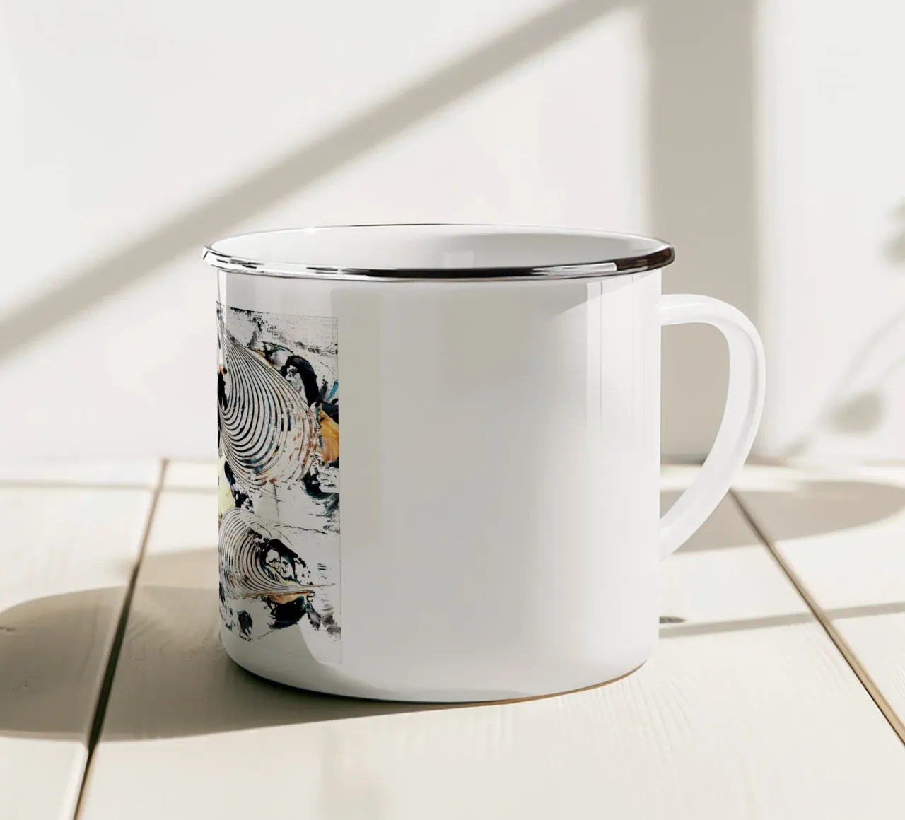 IDEAL GIFT 41 invers. tazza in smalto da Thierry Vobmann Abstract painting