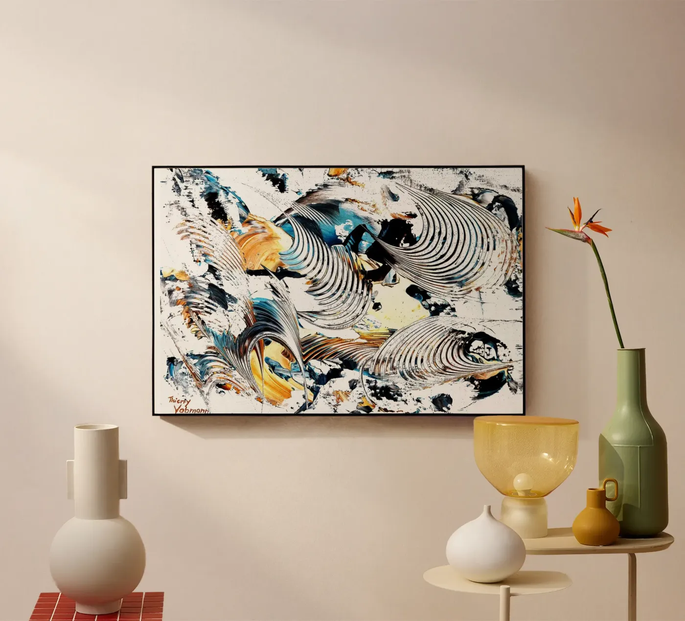 IDEAL GIFT 41 invers. plexiglass da Thierry Vobmann Abstract painting