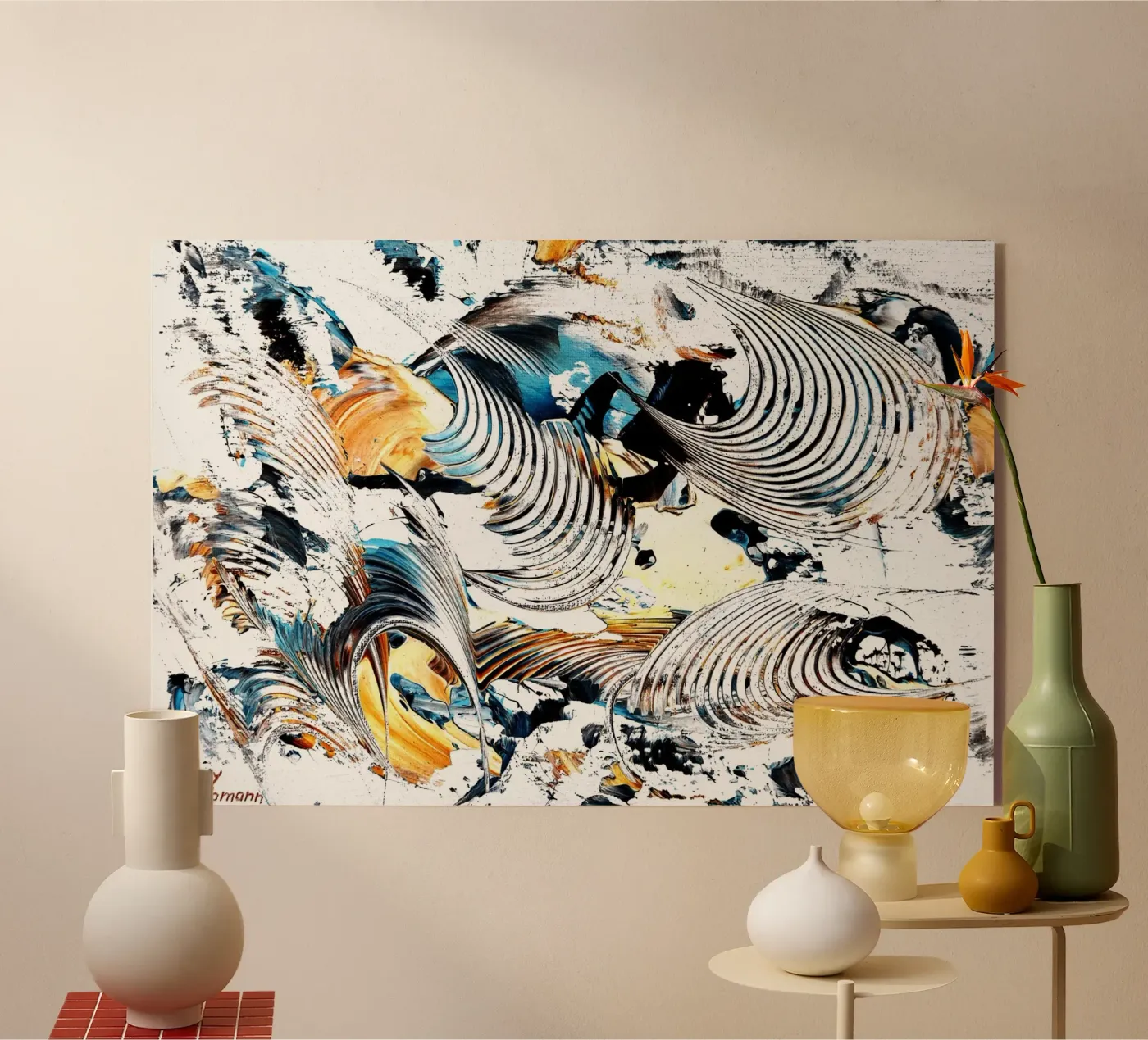 IDEAL GIFT 41 invers. plexiglass da Thierry Vobmann Abstract painting