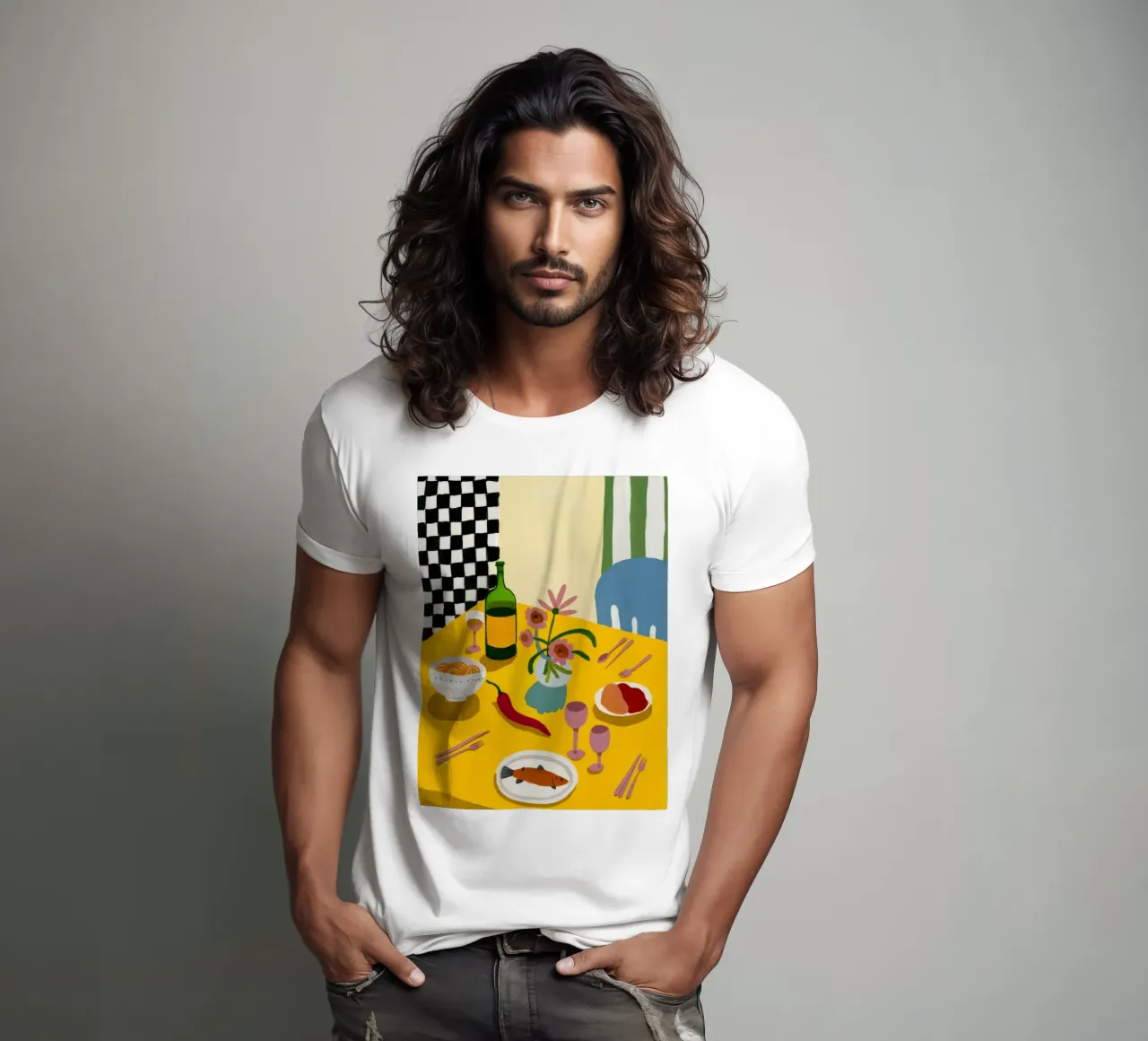 Cena in grassetto t-shirt da Aurora Muse