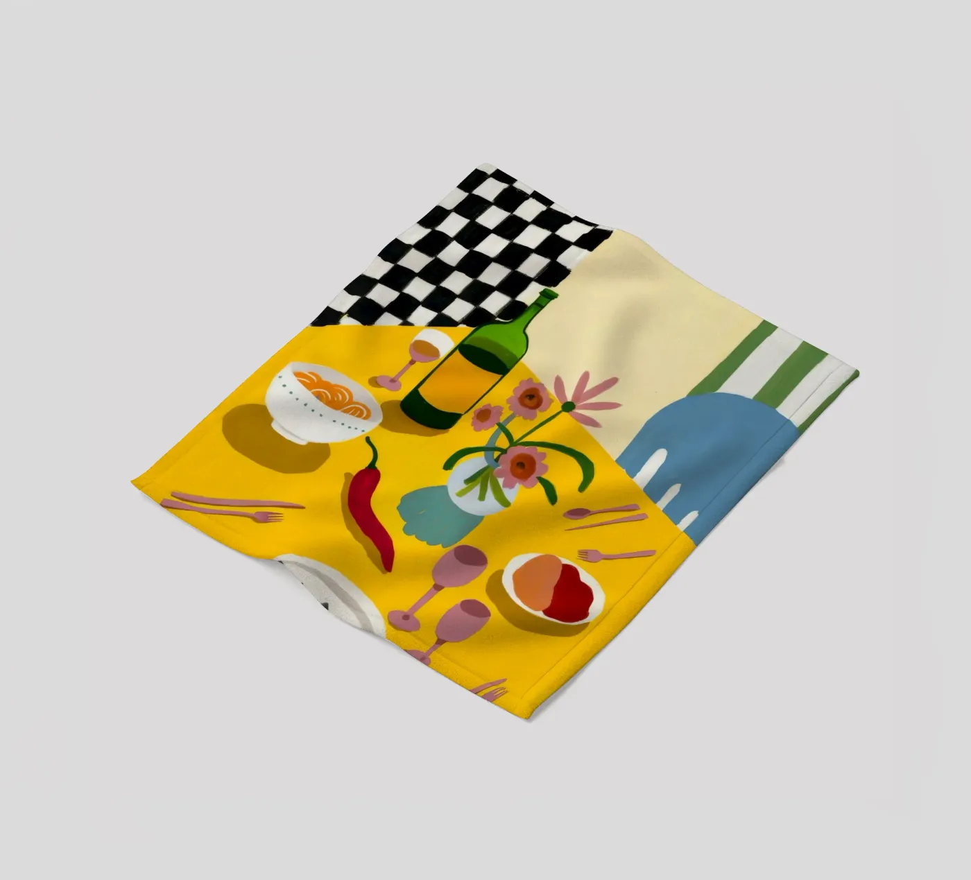 Bold Dinner Play Fleecedecke von Aurora Muse