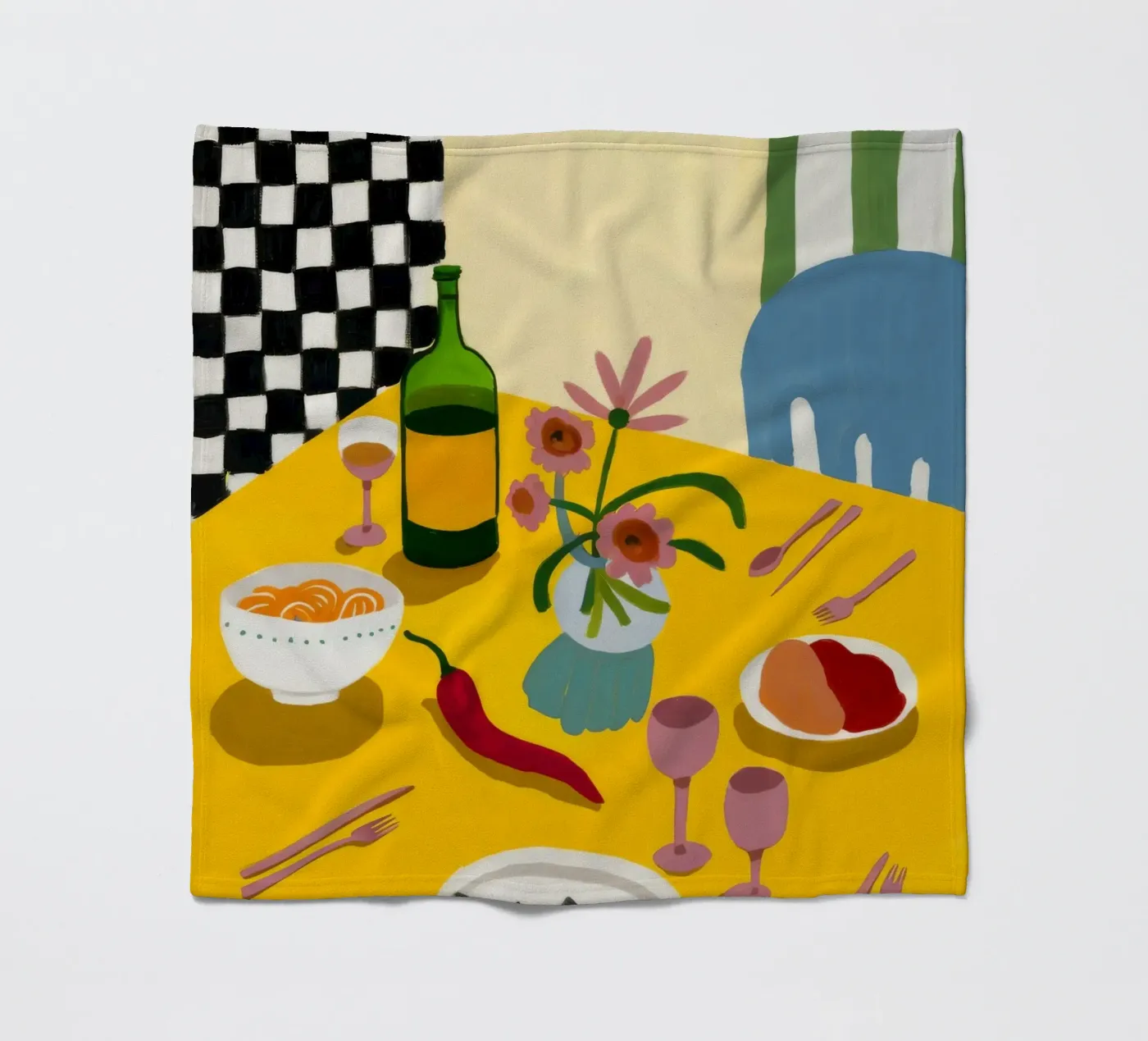 Bold Dinner Play Fleecedecke von Aurora Muse