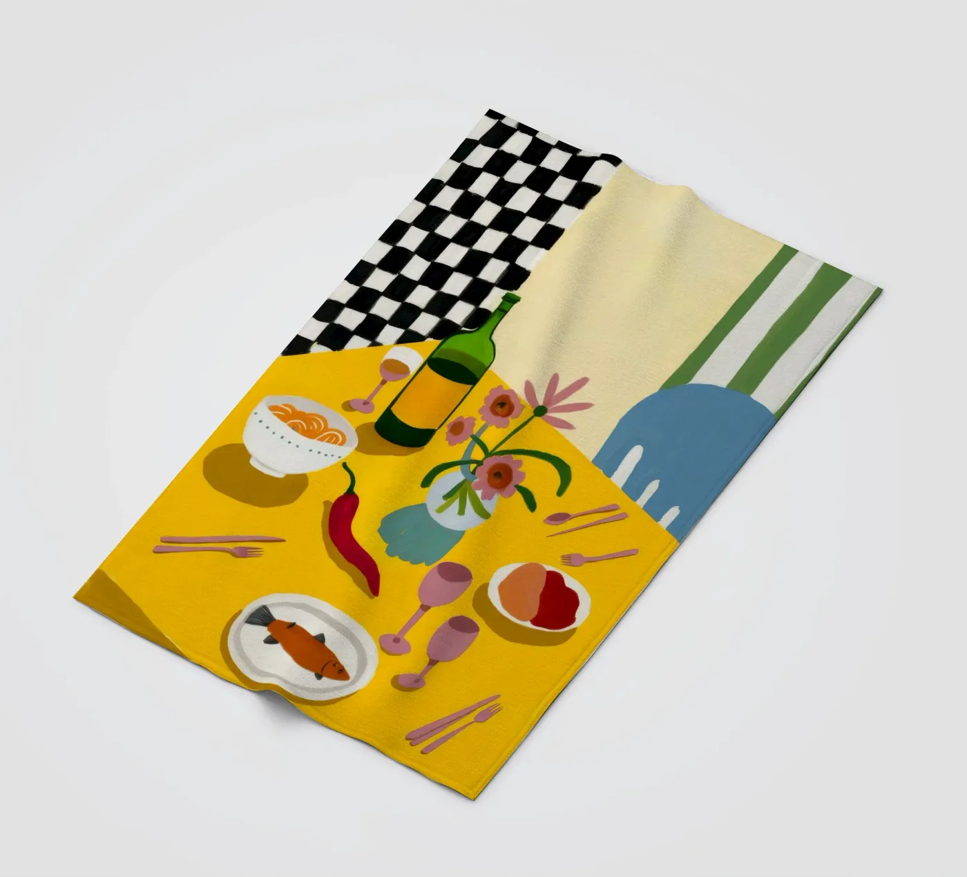Bold Dinner Play Fleecedecke von Aurora Muse