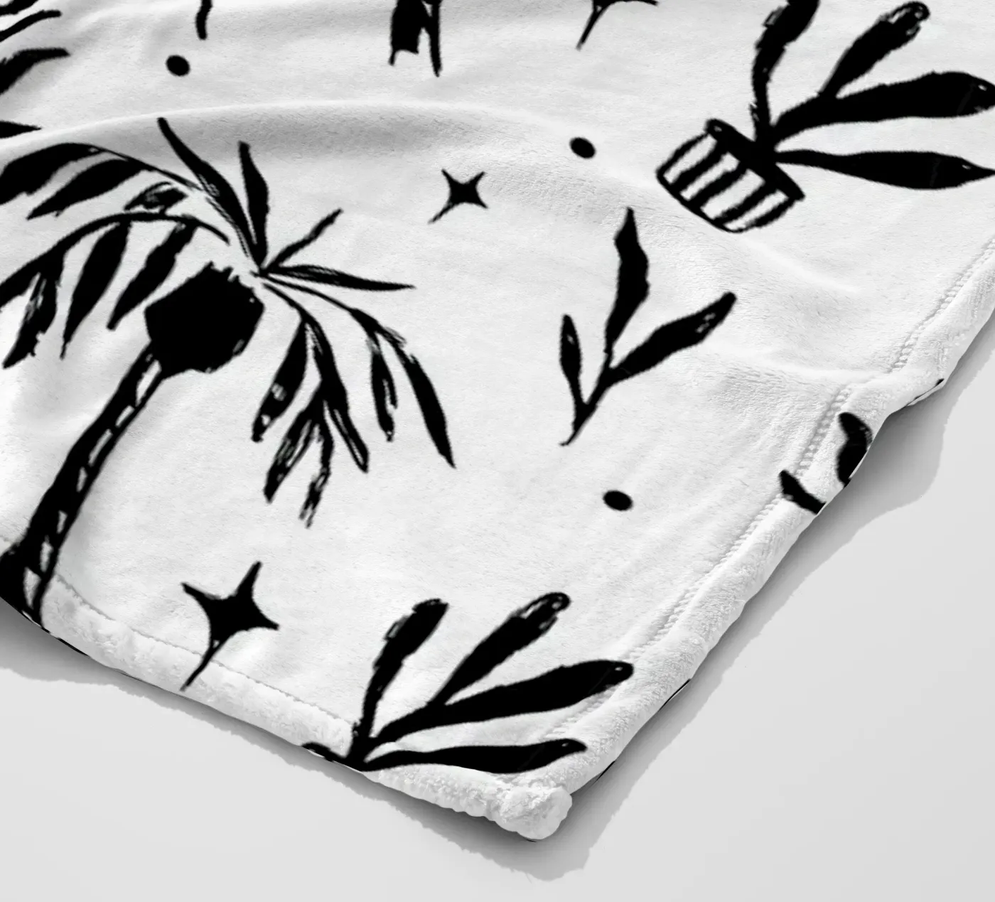 Seaside Pattern No 07 Fleecedecke von treechild