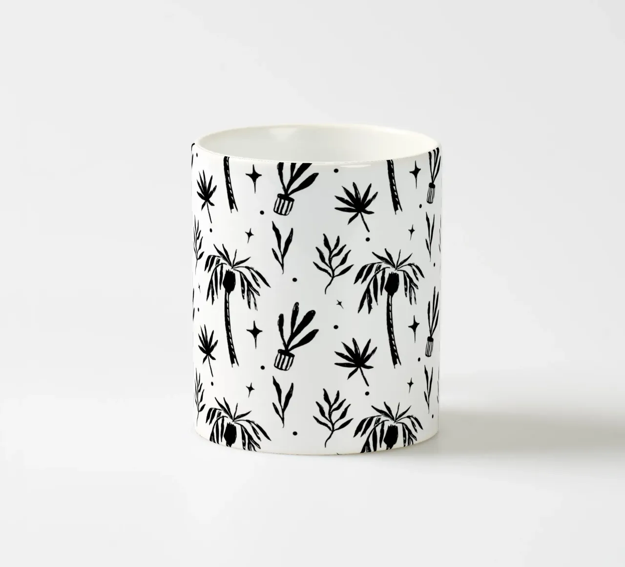 Seaside Pattern No 07 Keramik Tasse von treechild