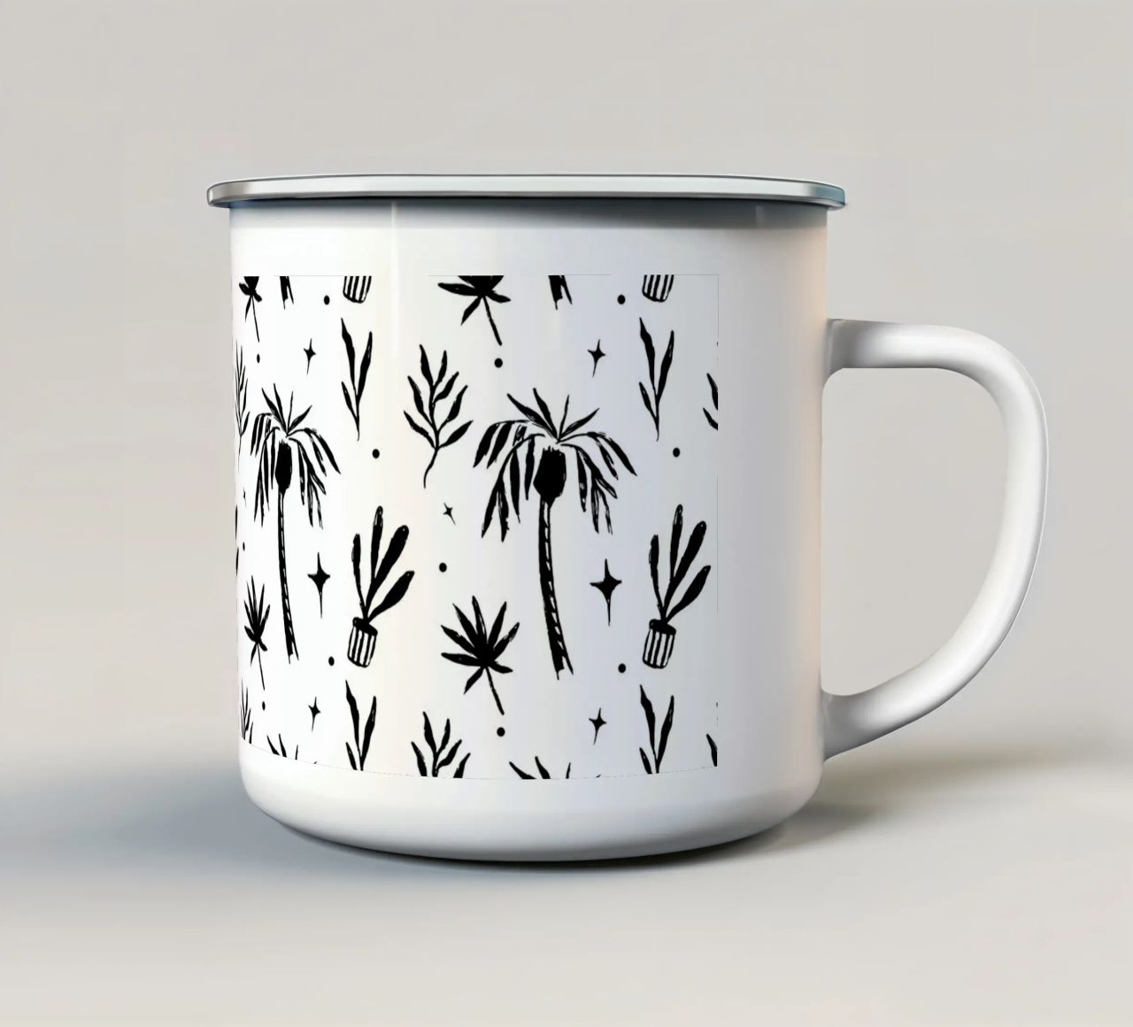Seaside Pattern No 07 tazza in smalto da treechild