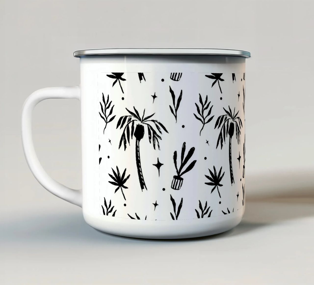 Seaside Pattern No 07 tazza in smalto da treechild