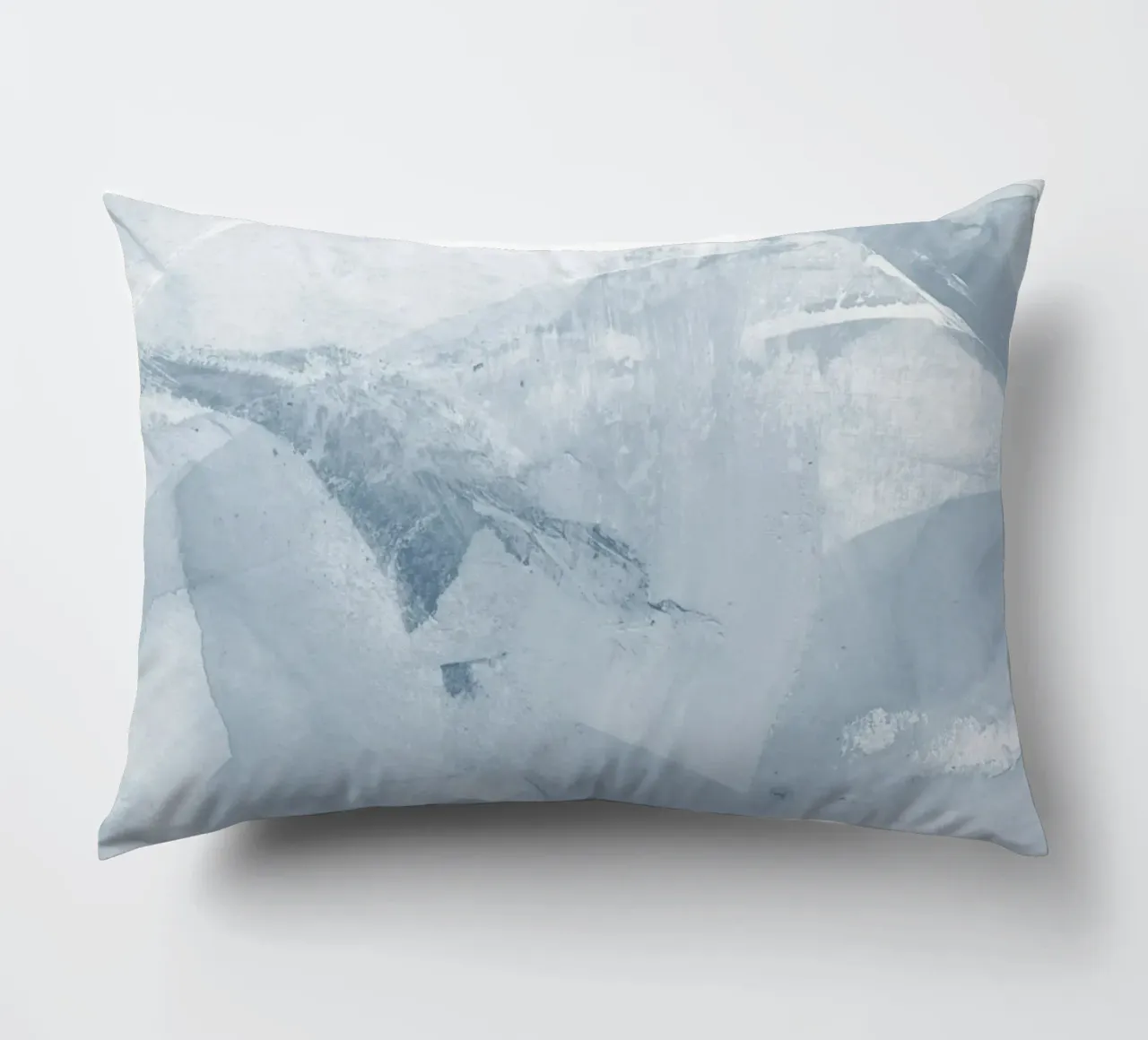 Pennellate di blu 6 cuscino da NouveauPrints