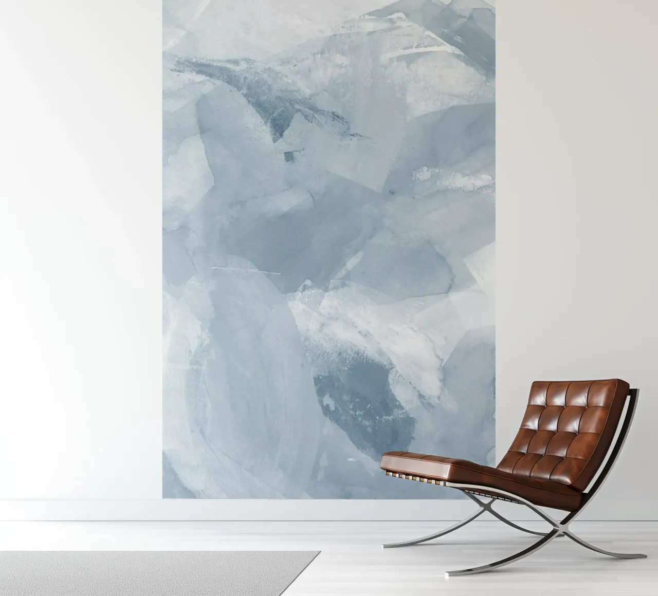 Brush strokes blue tones 6 photo wallpaper by NouveauPrints