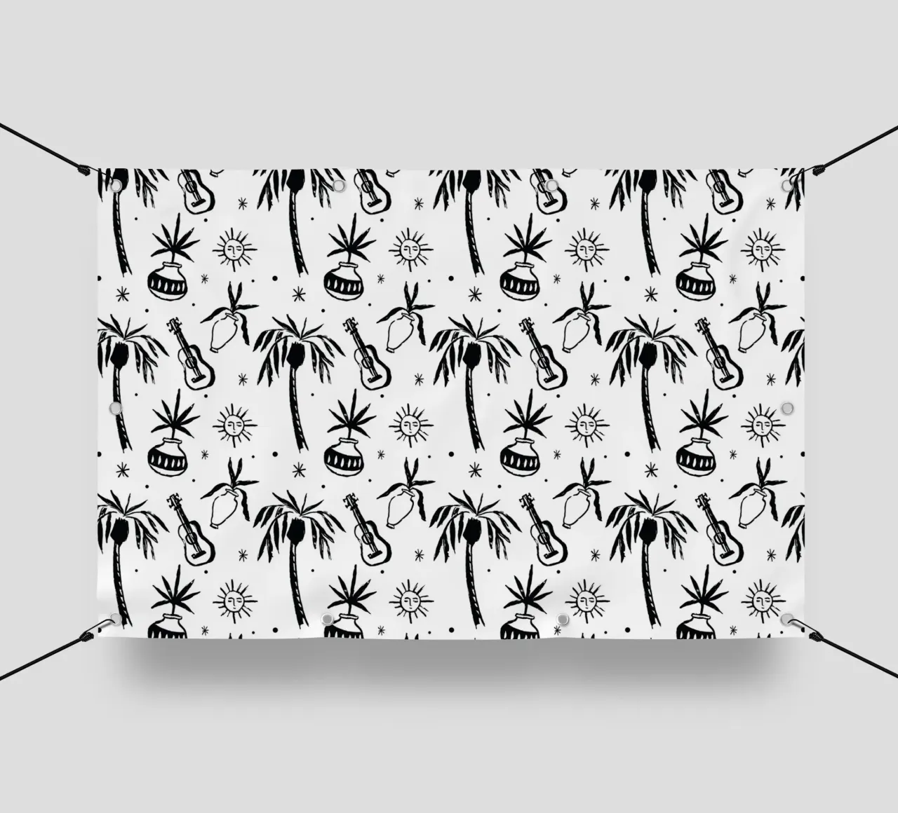 Seaside Pattern No 08 PVC Plane von treechild