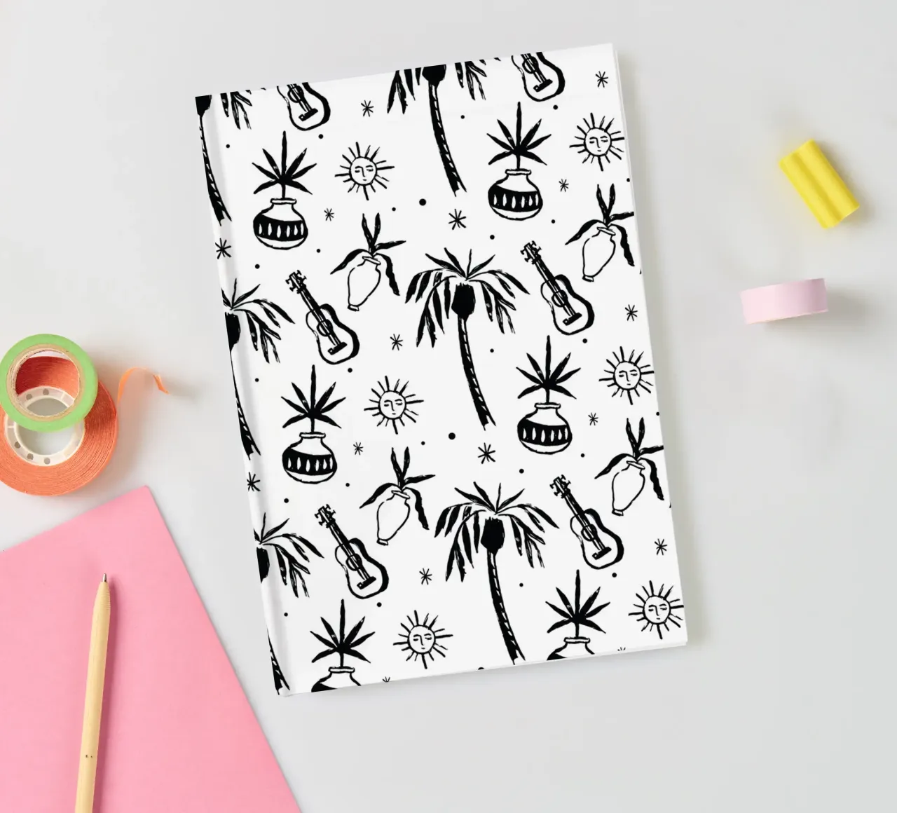 Seaside Pattern No 08 notebook by treechild