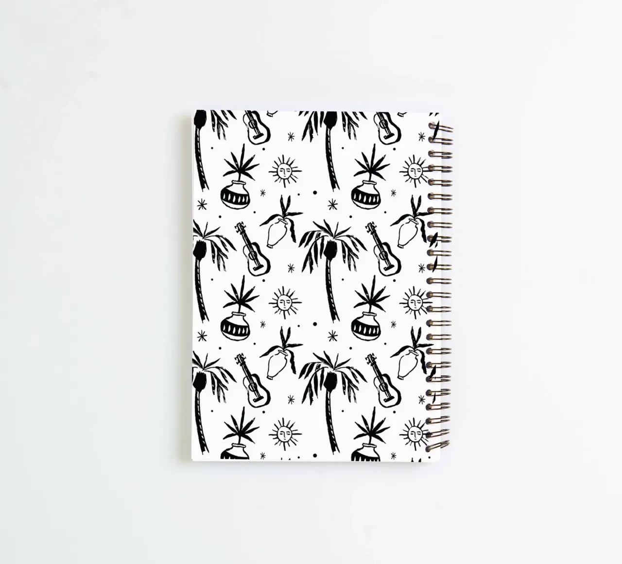 Seaside Pattern No 08 diario ad anelli da treechild