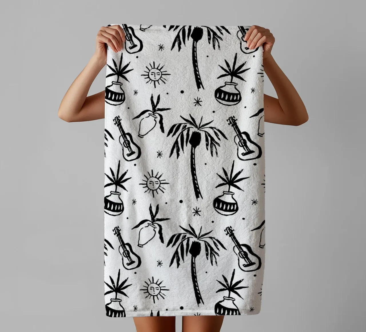 Seaside Pattern No 08 asciugamano da bagno da treechild