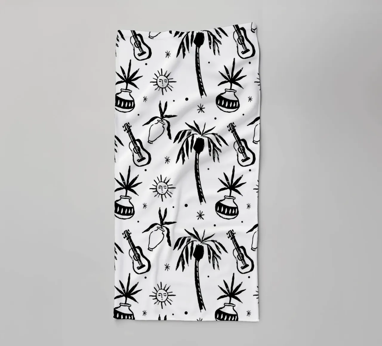 Seaside Pattern No 08 asciugamano da bagno da treechild