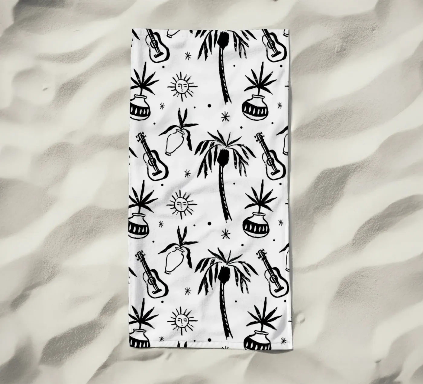 Seaside Pattern No 08 Strandtuch von treechild