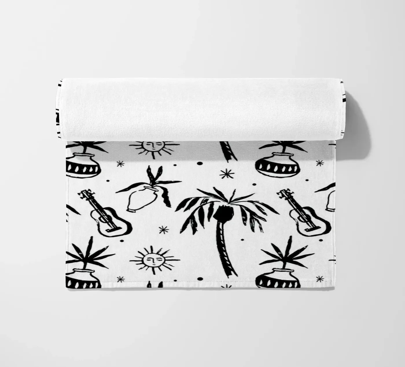 Seaside Pattern No 08 Strandtuch von treechild