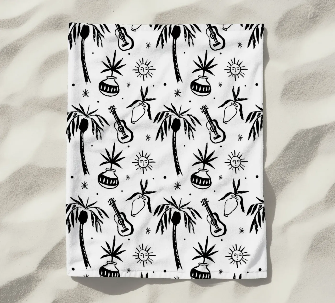 Seaside Pattern No 08 Strandtuch von treechild