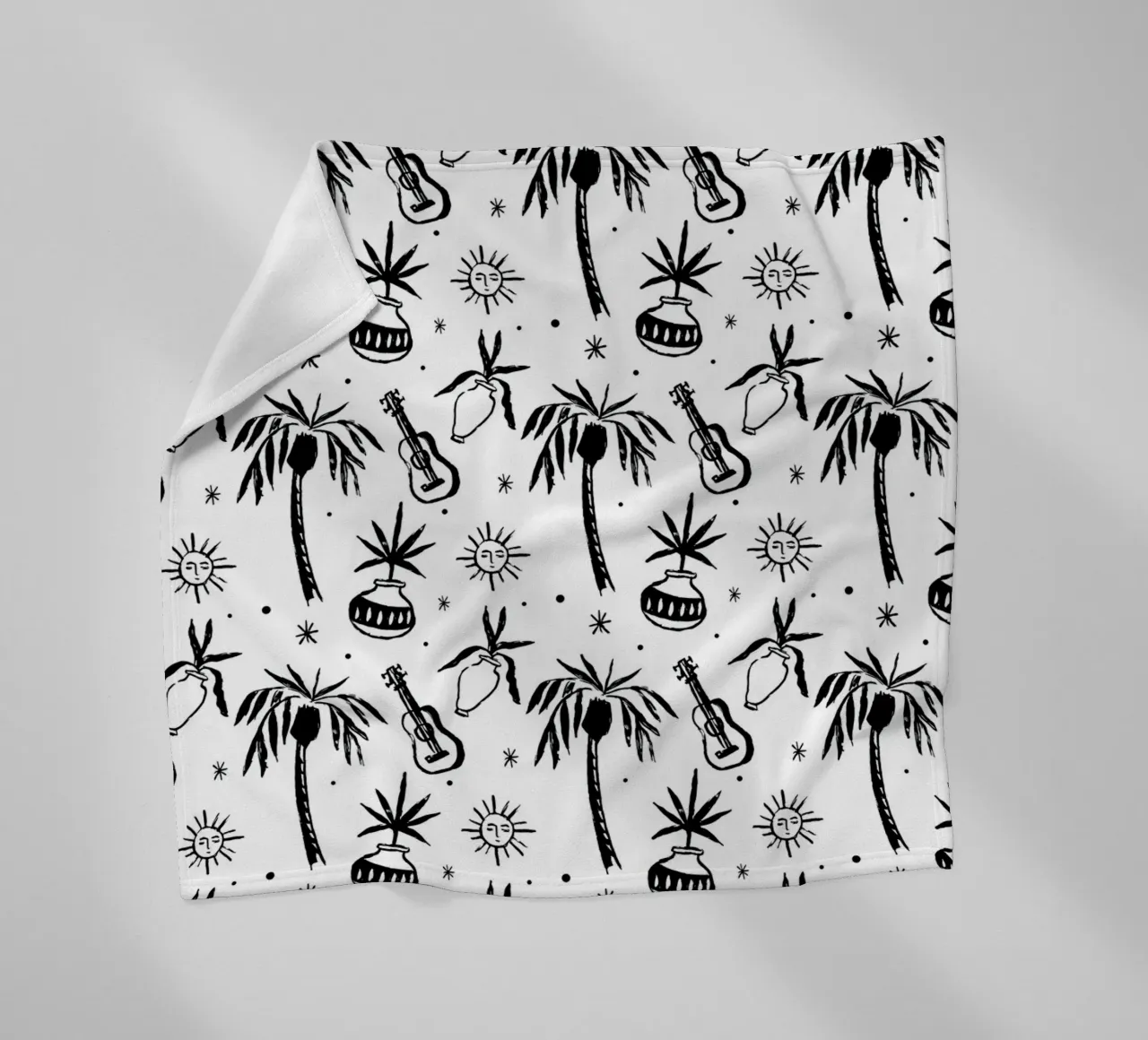 Seaside Pattern No 08 Fleecedecke von treechild