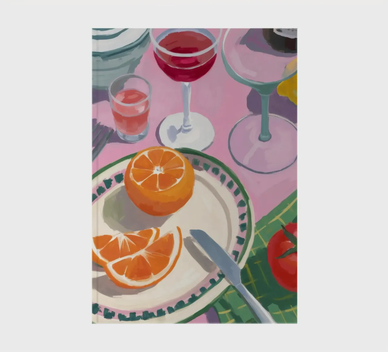 Tomato Citrus Toast notebook by Aurora Muse