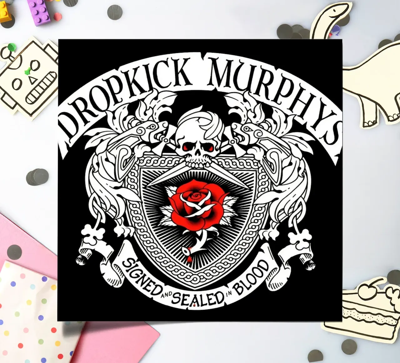 Dropkick Murphys - Signed and Sealed in Blood sticker sheet by Nadirsungga
