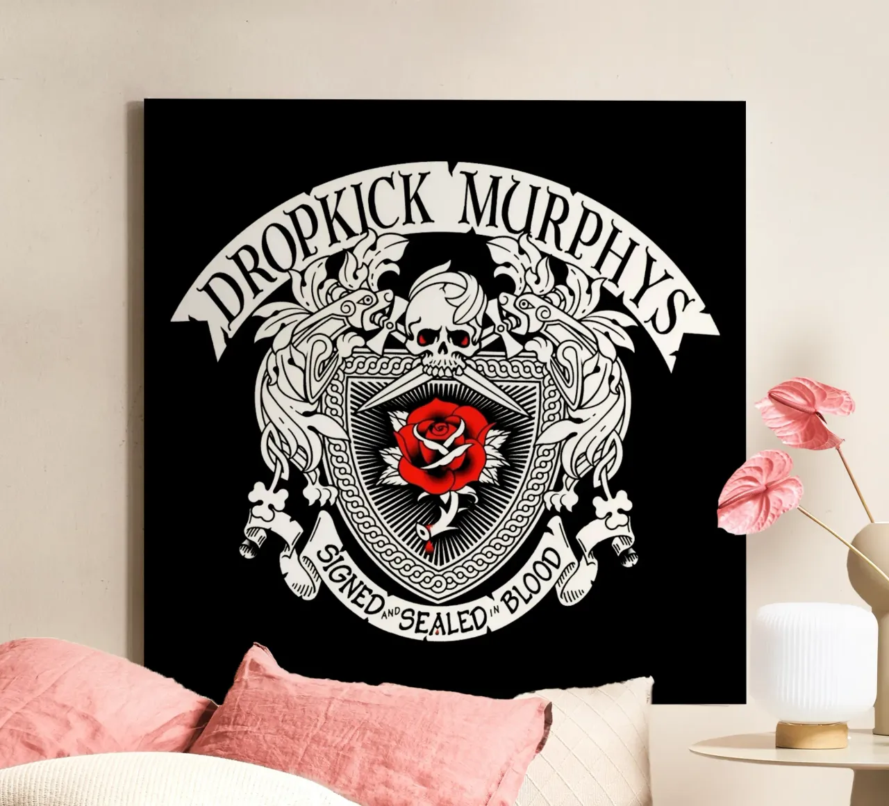 Dropkick Murphys - Signed and Sealed in Blood tela con Cornice a cassetta da Nadirsungga