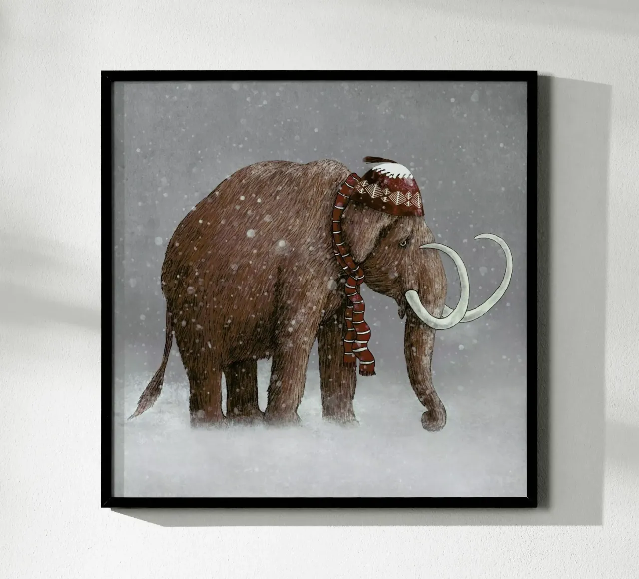 The ice age sucked poster con telaio in alluminio da Terry Fan
