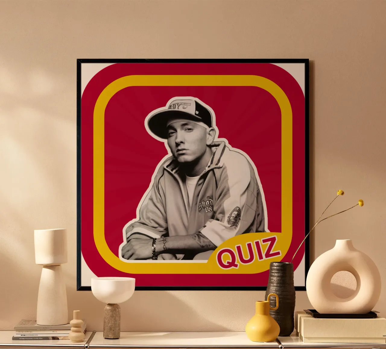 Eminem poster con telaio in alluminio da Nadirsungga