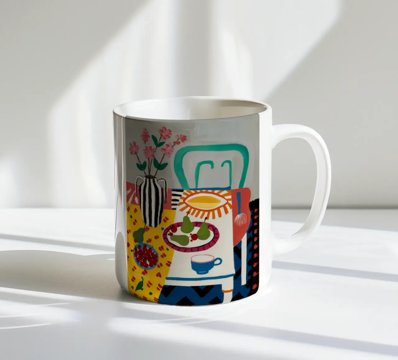 Frutta Calmata Sunstripe tazza in ceramica da Aurora Muse