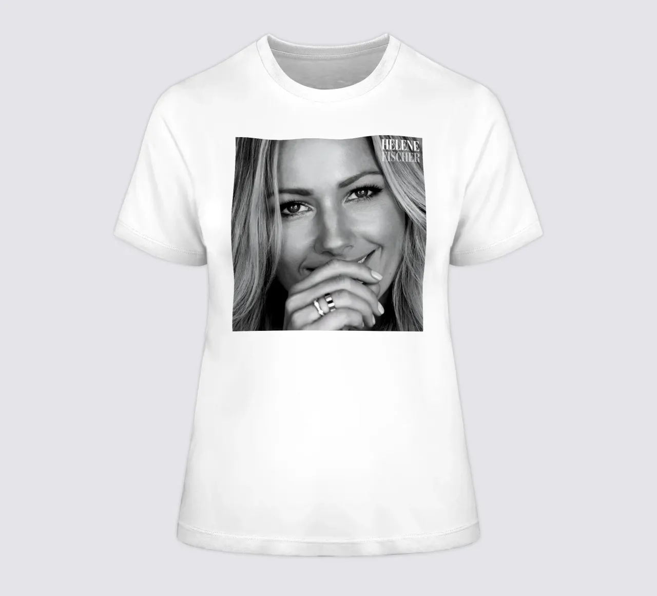 Helene Fischer women's fitted t-shirt by Aaronshop