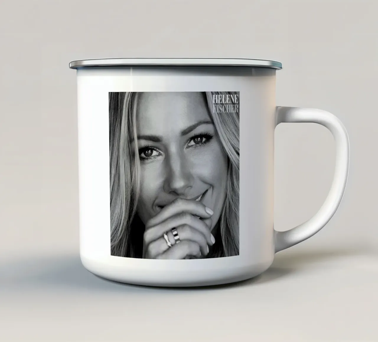 Helene Fischer tazza in smalto da Aaronshop