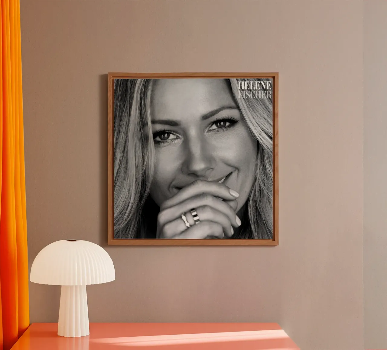 Helene Fischer alluminio dibond da Aaronshop