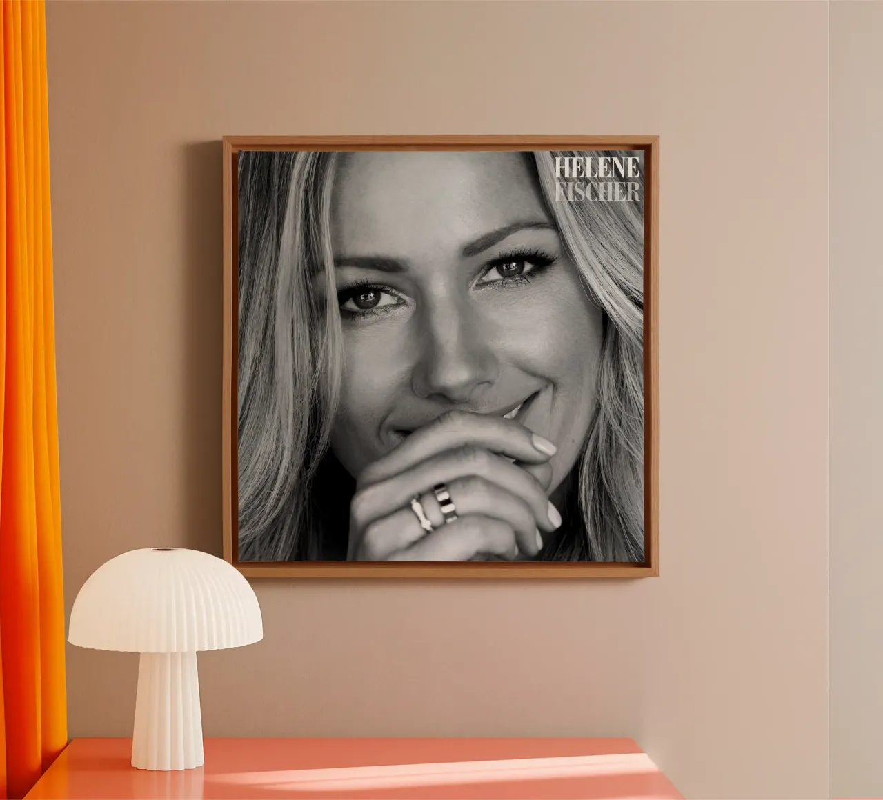 Helene Fischer canvas met Baklijst van Aaronshop