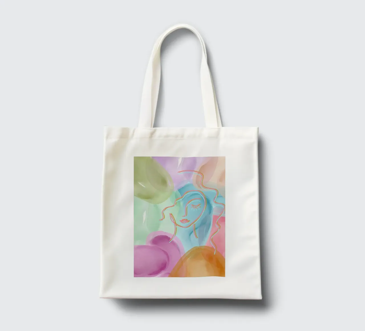 Aquarell under the face borsa in juta da AESTHETIC VIBES by Isabel