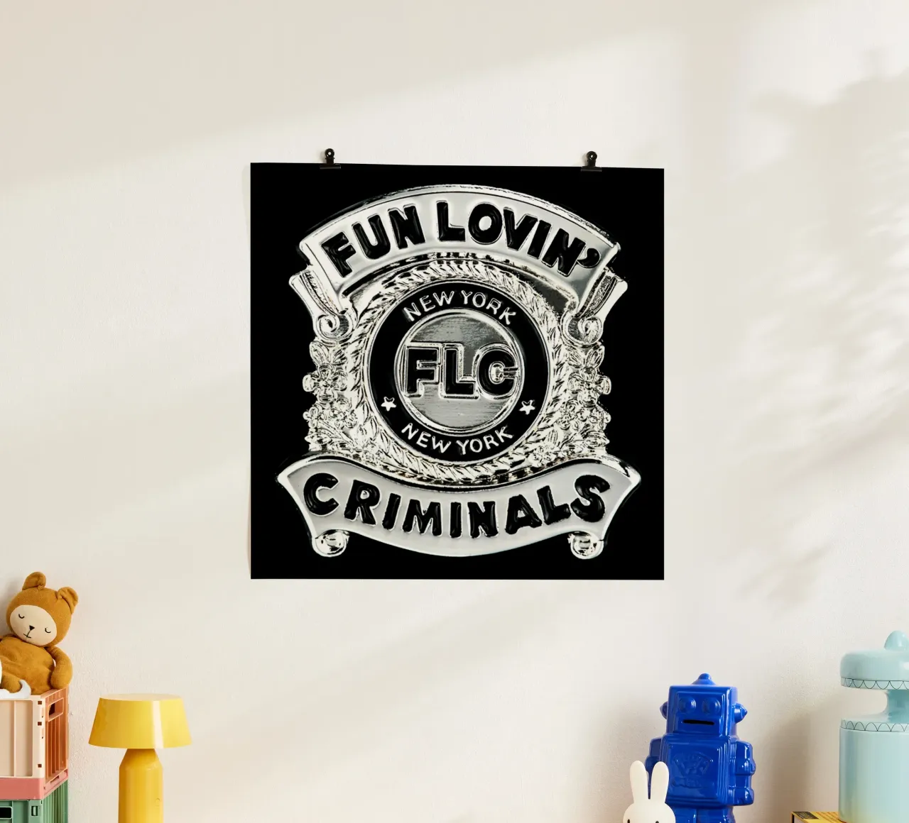 Fun Lovin' Criminals poster con telaio in legno da Nadirsungga