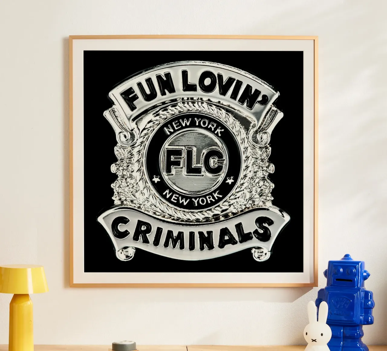Fun Lovin' Criminals poster con telaio in legno da Nadirsungga