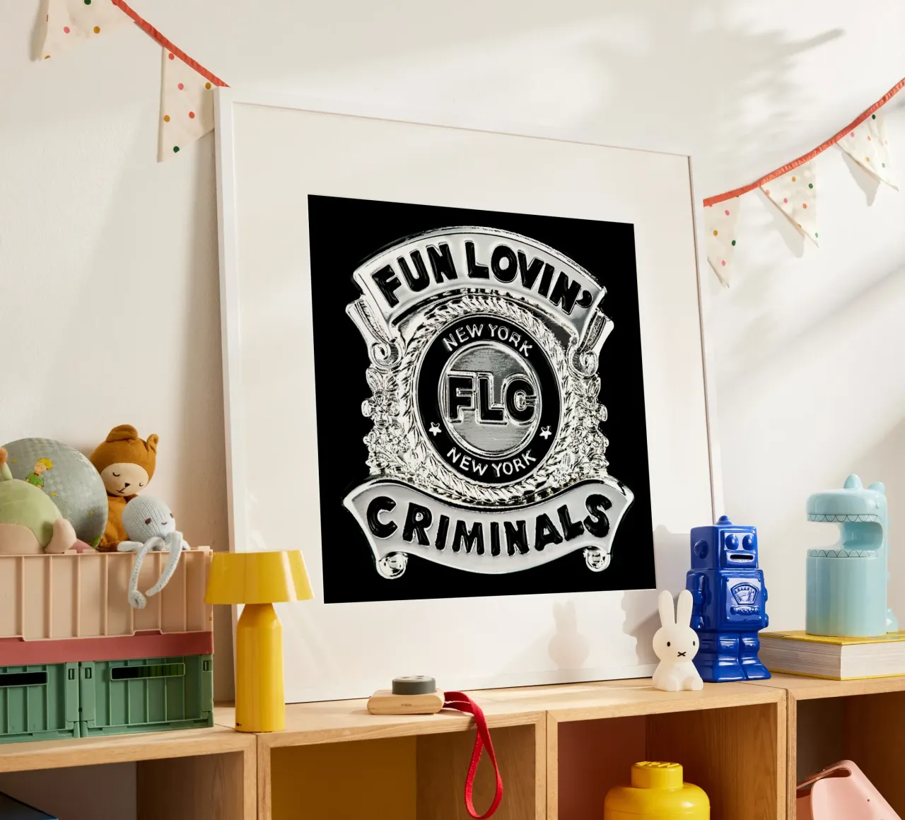 Fun Lovin' Criminals poster con telaio in legno da Nadirsungga
