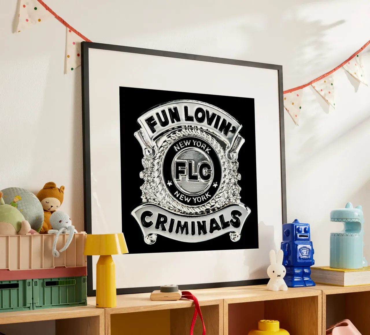 Fun Lovin' Criminals poster con telaio in legno da Nadirsungga
